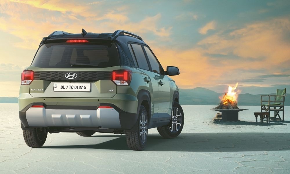 Hyundai Exter Rear Section Revealed In New Photo Hyundai Exter Rear Section Revealed In New Photo