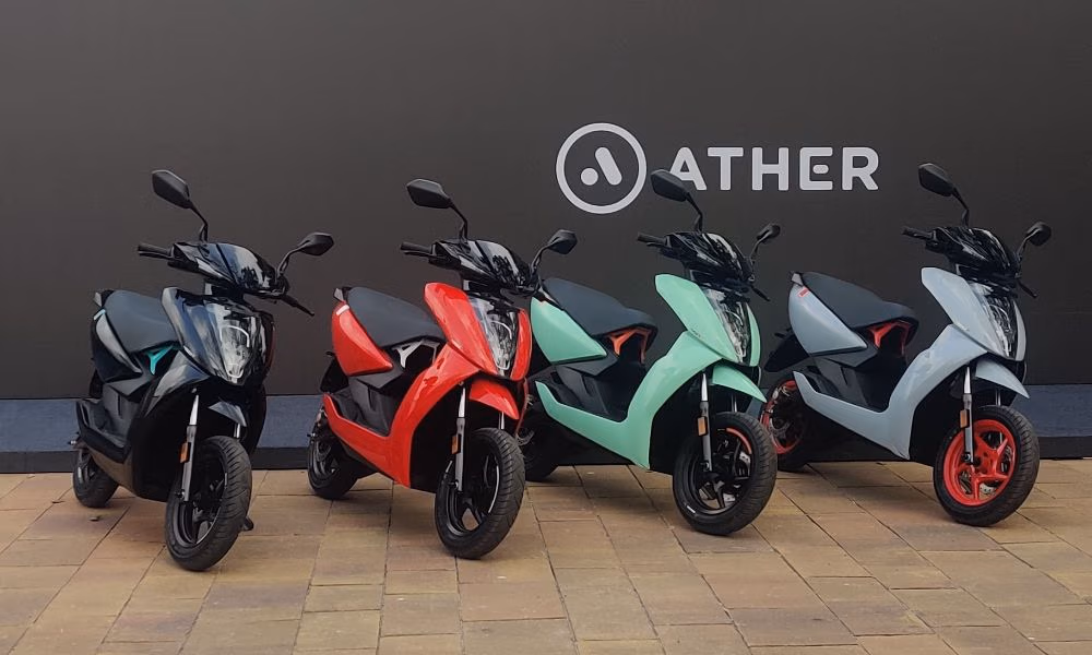 Ather Electric Scooter Sales Decline By 57% In June 2023 Ather Electric Scooter Sales Decline By 57% In June 2023