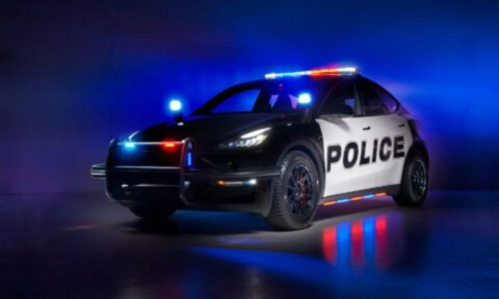 Unplugged Performance Unveils Tesla Model Y Police Vehicle Unplugged Performance Unveils Tesla Model Y Police Vehicle