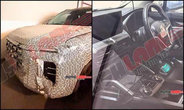 Upcoming MG Gloster Facelift Spied Testing; Provides First Look At Cabin Upcoming MG Gloster Facelift Spied Testing; Provides First Look At Cabin