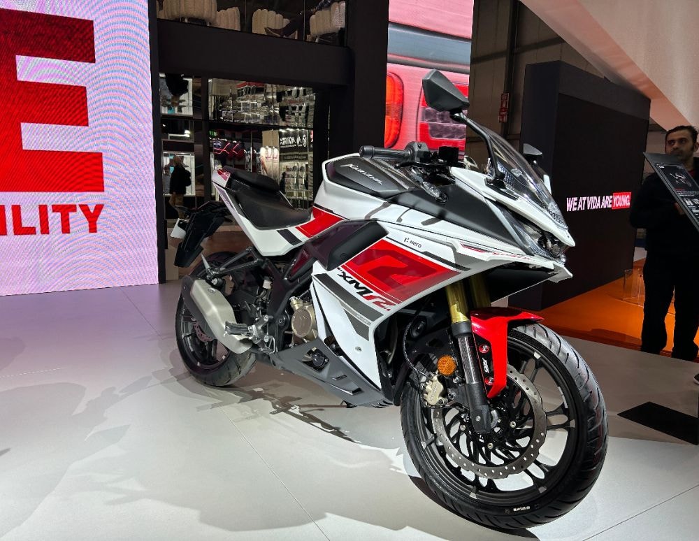 EICMA 2024: Hero Karizma XMR 250 Debuts With Adjustable Clip-Ons, Integrated Winglets EICMA 2024: Hero Karizma XMR 250 Debuts With Adjustable Clip-Ons, Integrated Winglets