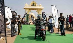Upcoming Ampere Electric Scooter Completes Kashmir To Kanyakumari Ride; Debut Likely In April Upcoming Ampere Electric Scooter Completes Kashmir To Kanyakumari Ride; Debut Likely In April