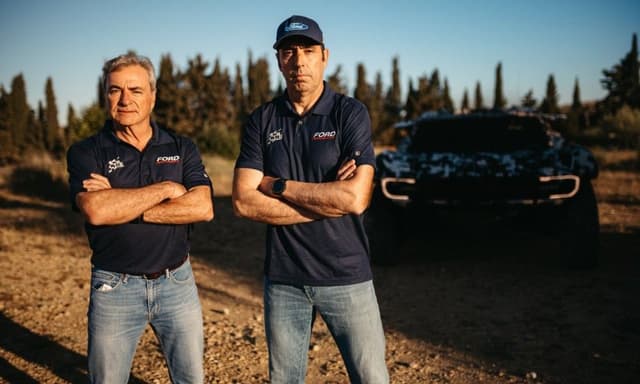 Ford Signs Reigning Champion Carlos Sainz Sr To Lead Its Dakar Rally Program In 2025 Carlos Sainz Sr with Nani Roma will be two of the four drivers to represent Ford at the Dakar Rally in Saudi Arabia next year.