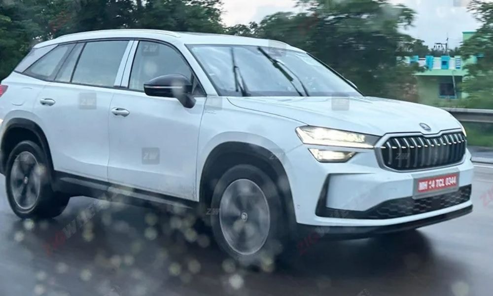 Next-Generation Skoda Kodiaq Spotted Testing In India Next-Generation Skoda Kodiaq Spotted Testing In India