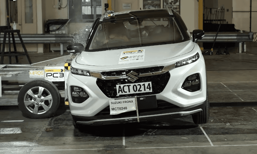 Suzuki Fronx Gets 5 Stars In ASEAN NCAP Crash Tests Suzuki Fronx Gets 5 Stars In ASEAN NCAP Crash Tests