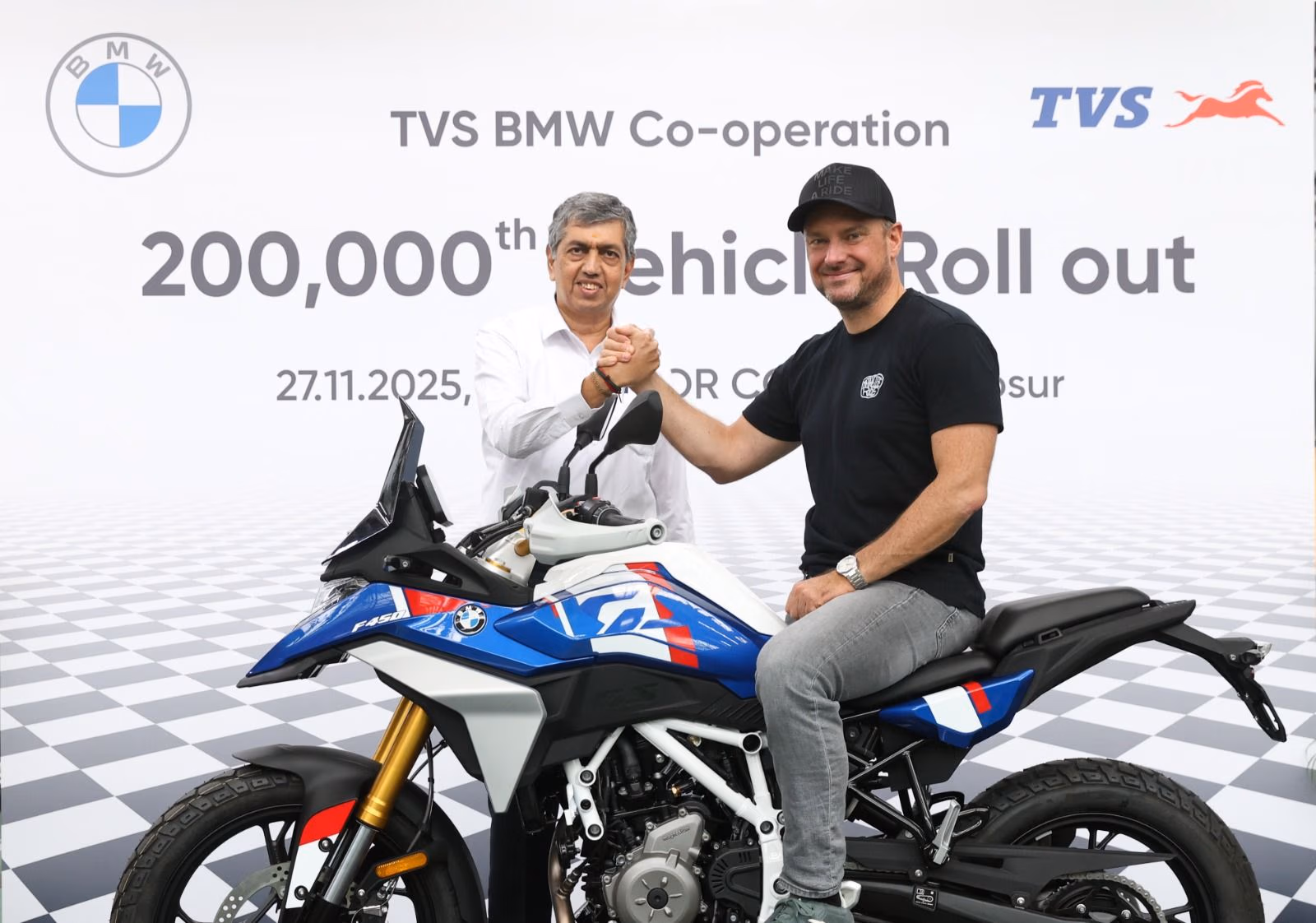 BMW F 450 GS Production Begins At TVS Plant BMW F 450 GS Production Begins At TVS Plant