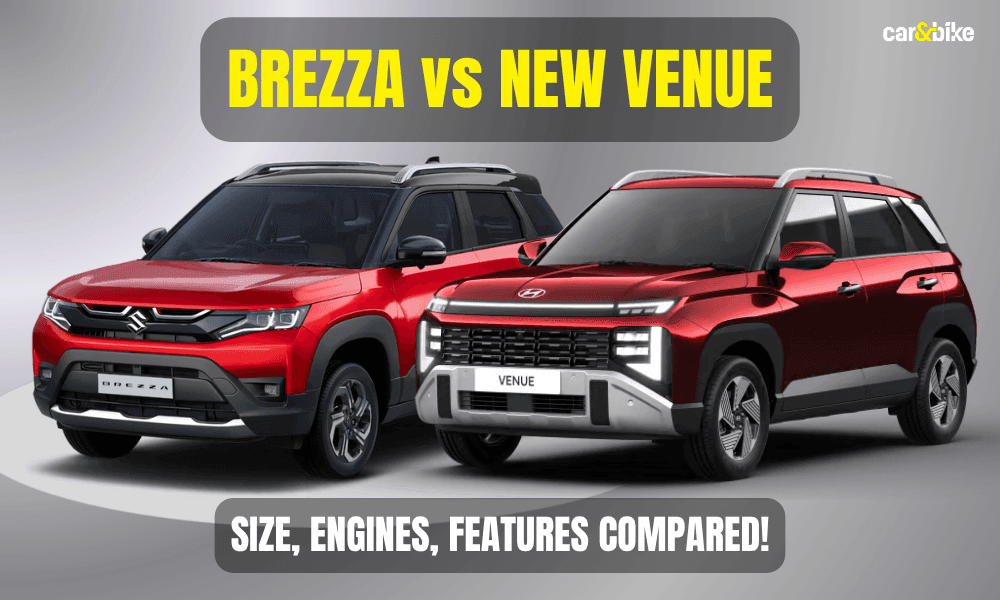 New Hyundai Venue vs Maruti Suzuki Brezza: Size, Features, Engines, Prices Compared New Hyundai Venue vs Maruti Suzuki Brezza: Size, Features, Engines, Prices Compared