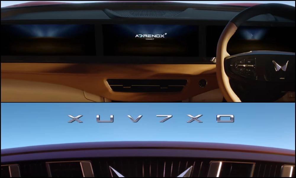 Mahindra XUV 7XO Interior Previewed Ahead Of Debut; Triple Screen Layout Confirmed Mahindra XUV 7XO Interior Previewed Ahead Of Debut; Triple Screen Layout Confirmed
