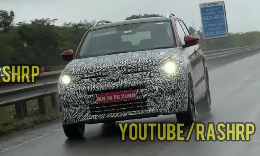 Volkswagen Taigun Facelift Spied Testing In India; Previews Updated Design Volkswagen Taigun Facelift Spied Testing In India; Previews Updated Design