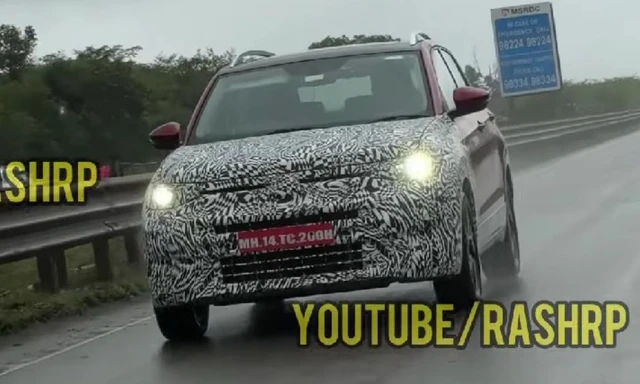 Volkswagen Taigun Facelift Spied Testing In India; Previews Updated Design Volkswagen Taigun Facelift Spied Testing In India; Previews Updated Design