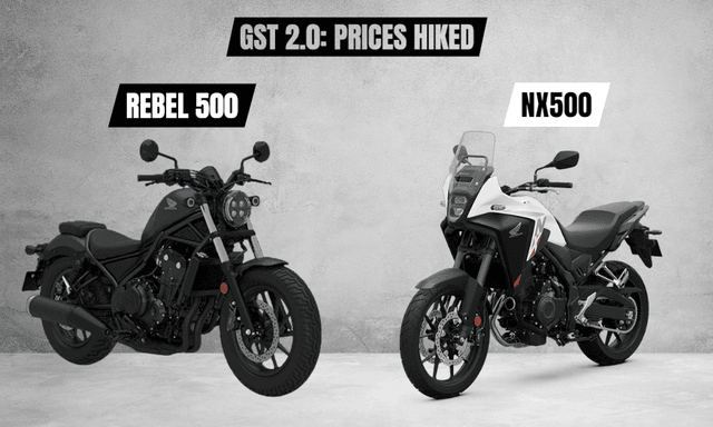 GST 2.0: Honda Rebel 500, NX500 Prices Hiked By Up To Rs 43,000 GST 2.0: Honda Rebel 500, NX500 Prices Hiked By Up To Rs 43,000