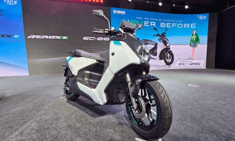 Yamaha EC-06 E-Scooter Launched In India At Rs 1.68 Lakh Yamaha EC-06 E-Scooter Launched In India At Rs 1.68 Lakh