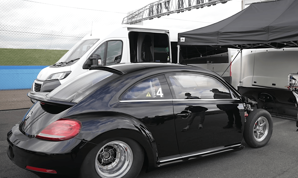 This 2013 Volkswagen Beetle Has Been Converted To An EV With 6,411 BHP This 2013 Volkswagen Beetle Has Been Converted To An EV With 6,411 BHP
