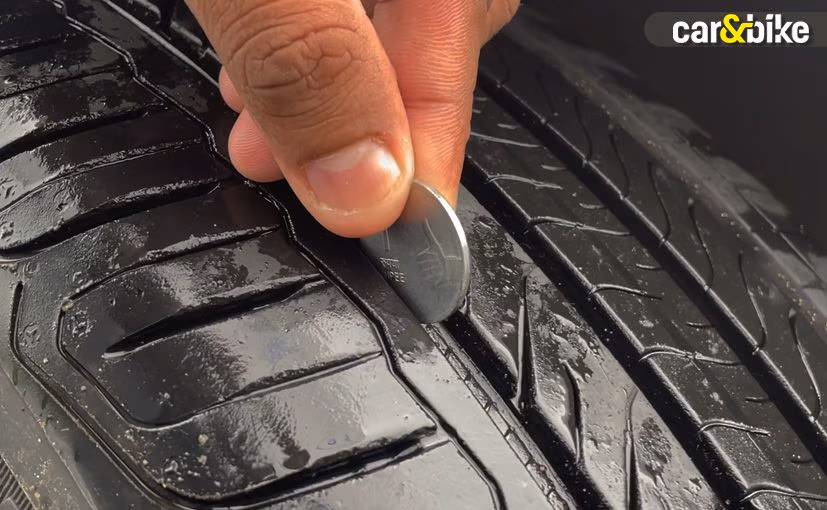 How To Check Your Tyre's Wear And Tear Using A Coin How To Check Your Tyre's Wear And Tear Using A Coin