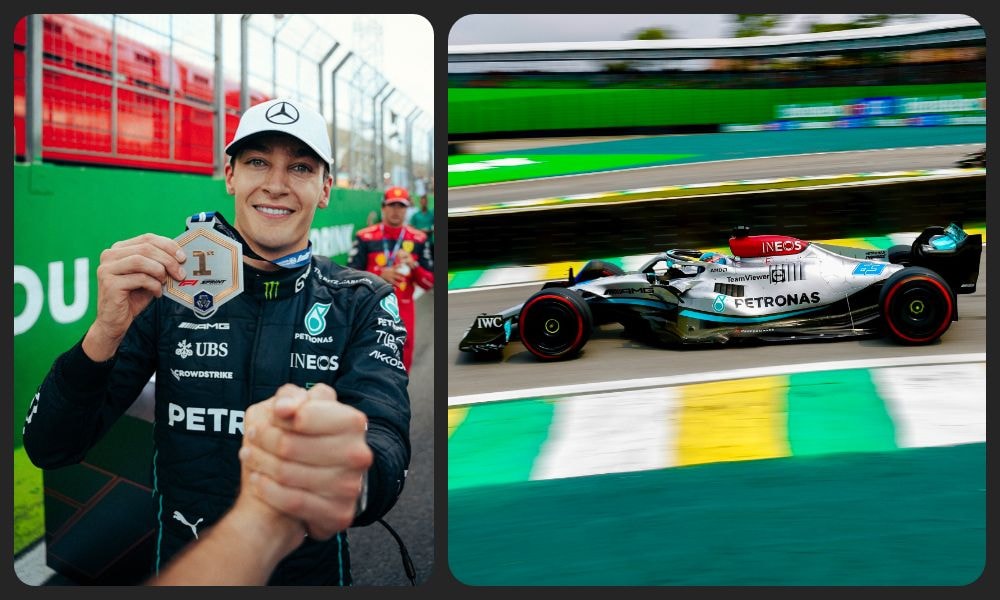 F1: George Russel Stuns By Grabbing Brazil Sprint Race Win F1: George Russel Stuns By Grabbing Brazil Sprint Race Win