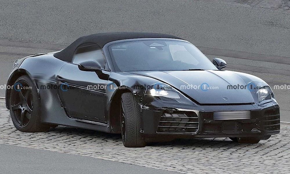 Electric Porsche 718 Boxster Prototype Spied Electric Porsche 718 Boxster Prototype Spied