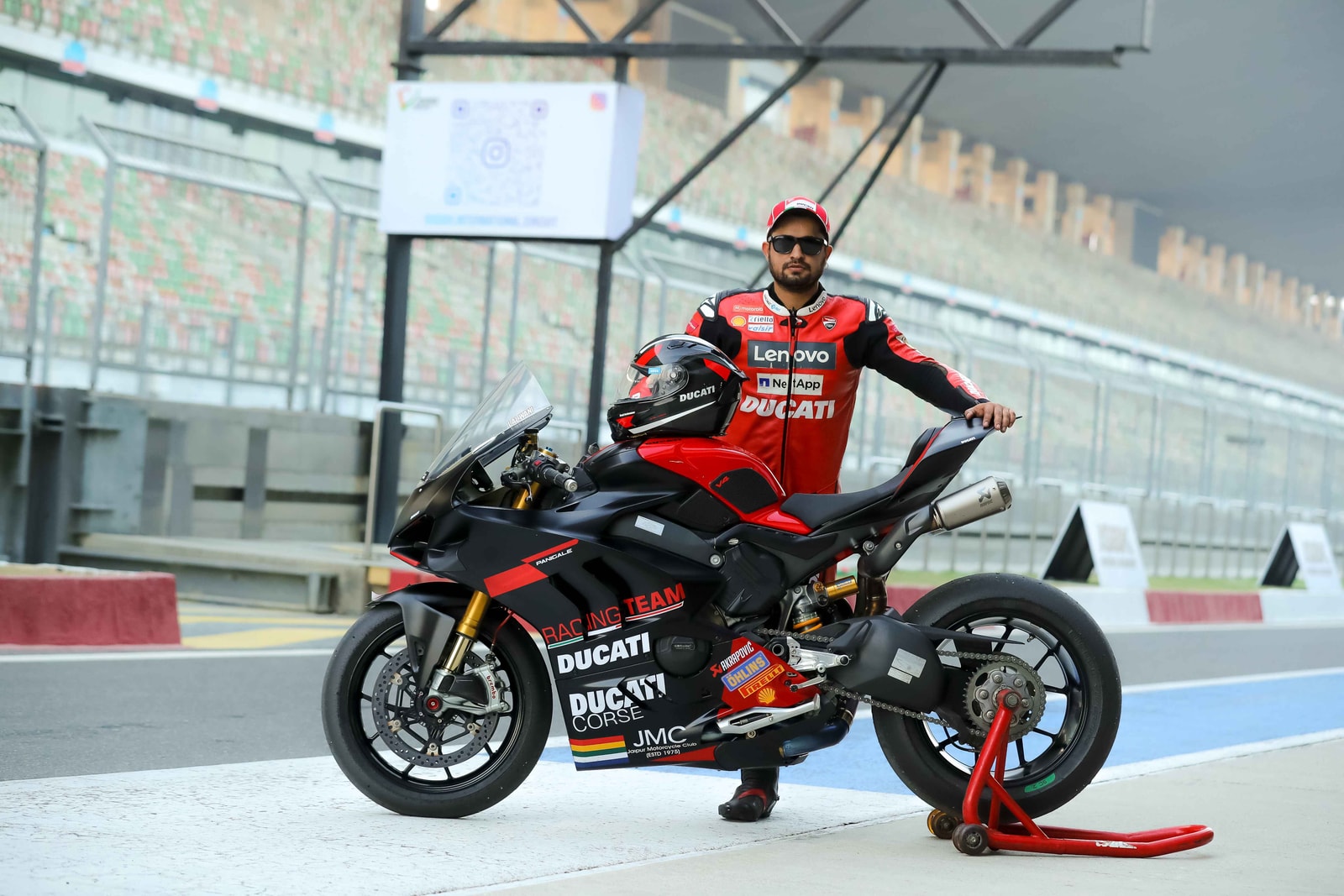 Ducati India Rider Dilip Lalwani Breaks Motorcycle Lap Record At BIC With The 2022 Panigale V4 Ducati India Rider Dilip Lalwani Breaks Motorcycle Lap Record At BIC With The 2022 Panigale V4