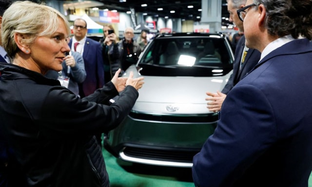 Biden Administration Officials Tout EVs At DC Auto Show Biden Administration Officials Tout EVs At DC Auto Show
