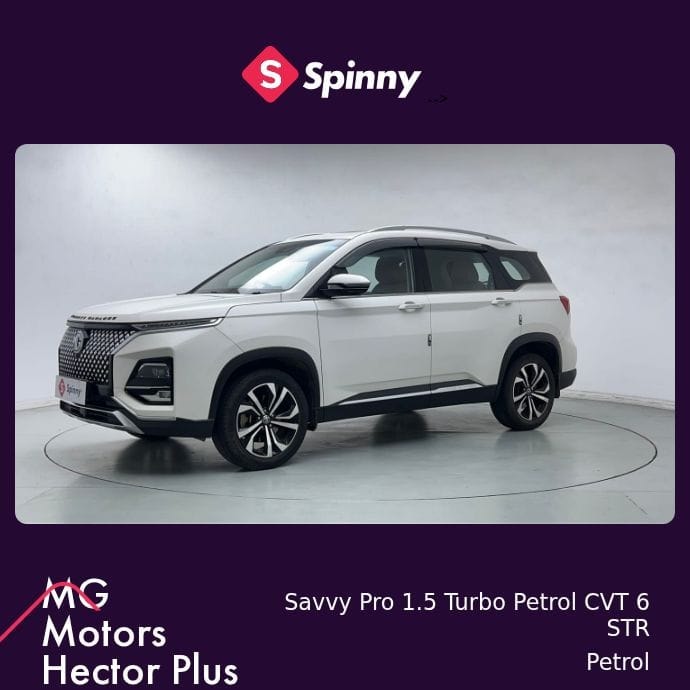Used 2023 MG Hector Plus Used 2023 MG Hector Plus