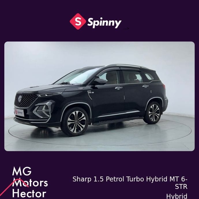 Used 2022 MG Hector Plus Used 2022 MG Hector Plus