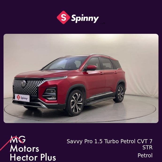 Used 2023 MG Hector Plus Used 2023 MG Hector Plus