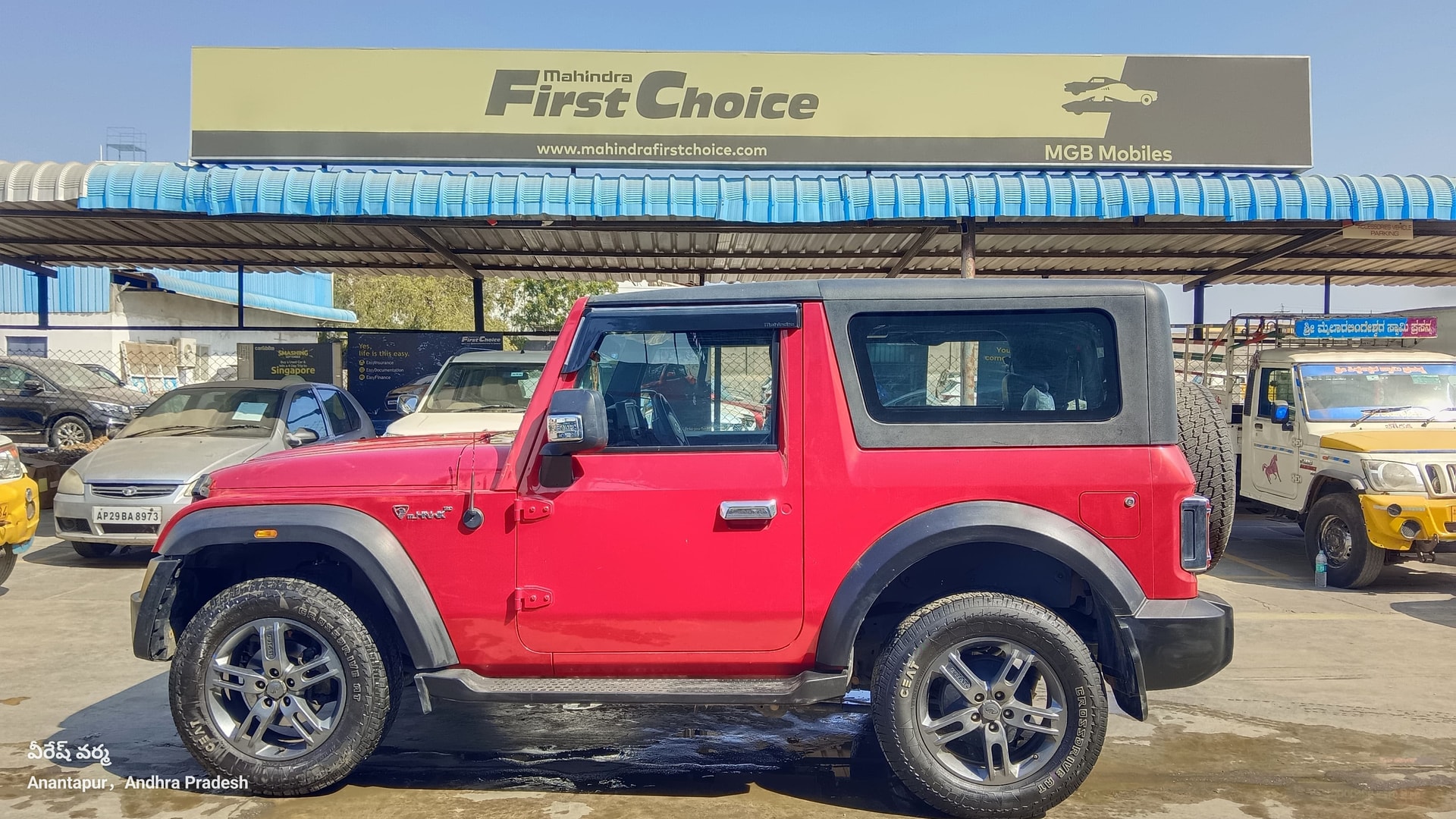 Used 2022 Mahindra Thar Used 2022 Mahindra Thar