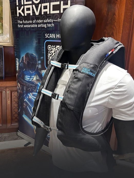 India’s First Wearable Airbag Vest For Riders Introduced India’s First Wearable Airbag Vest For Riders Introduced